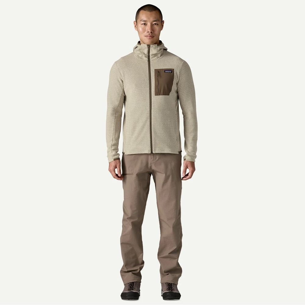 PATAGONIA Men's R1® Air Fleece Full-Zip Hoody (color: Pelican) - Picture 3 of 6